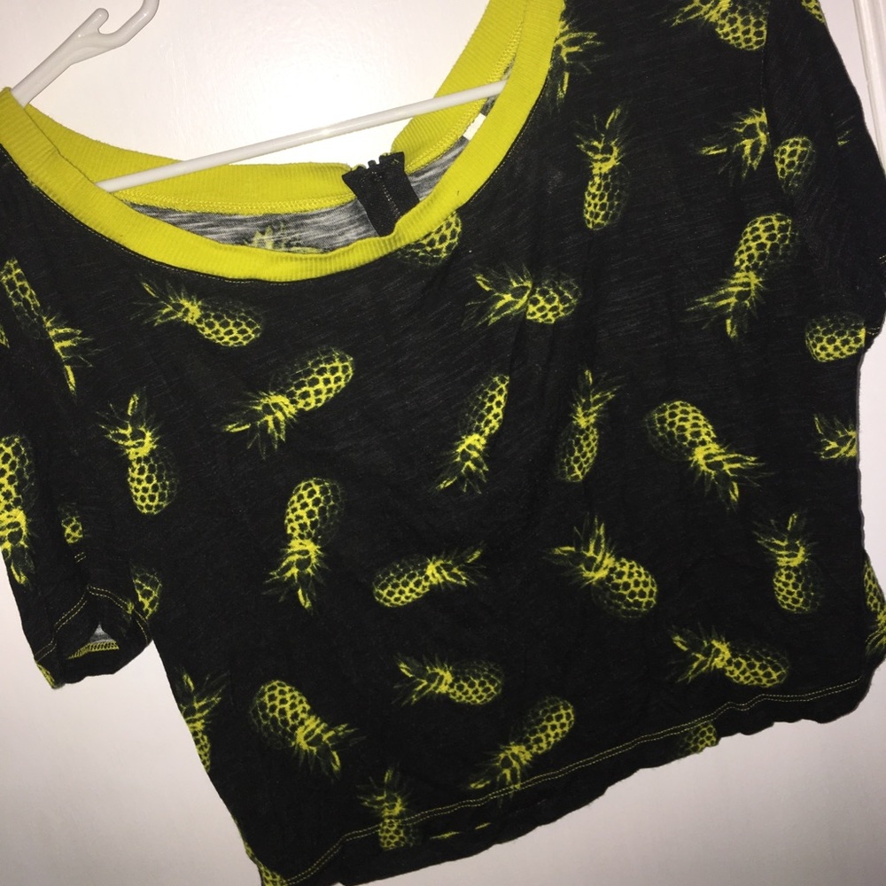 Cute Pineapple Crop Top.